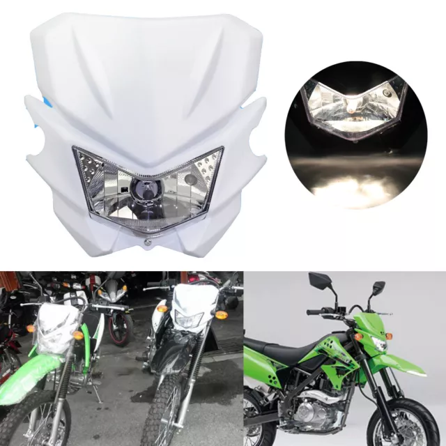 Dirt Bike Headlight Headlamp For Honda Yamaha WR250 / 450 TTR250 XR400 CRF DRZ