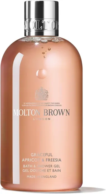 Molton Brown Graceful Apricot & Freesia Bath & Shower Gel 300 ml, Mothers Day G