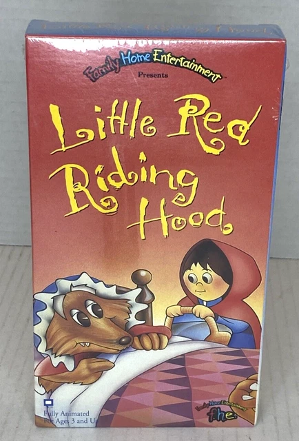 LITTLE RED RIDING Hood VHS 1993 Animated Family Home Entertainment New 