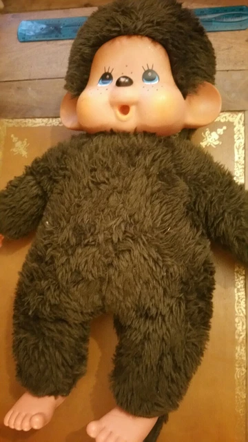 Peluche Vintage Monchhichi Kiki Ajena - Mamie Grand-Mère Des Années 80