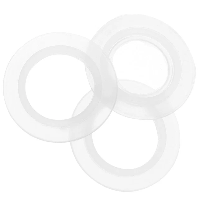 3pcs Rubber O Anneau de salle de bain Récipient de salle de bain Montage de