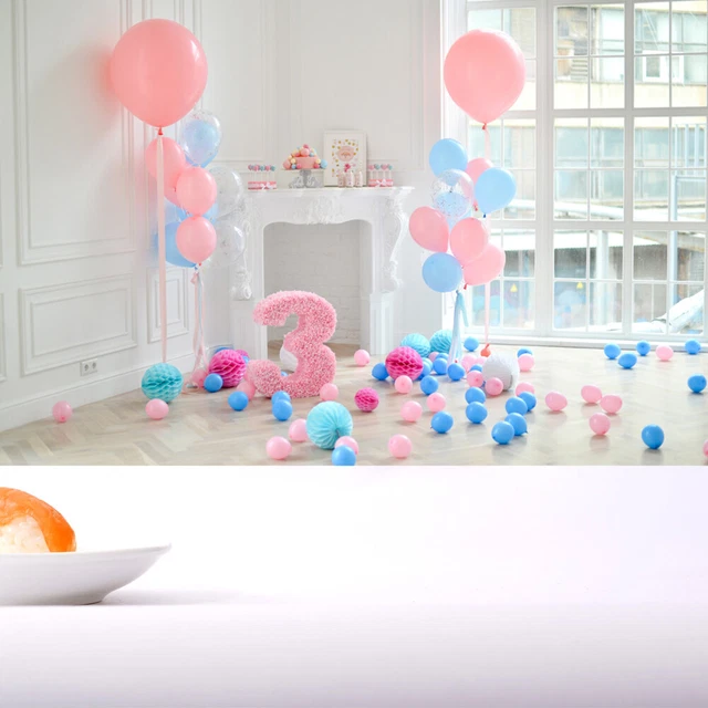 Sfondo Fotografico 3x3m Bianco - In Poliestere - Con Tasche Per Appendere - Foto 5