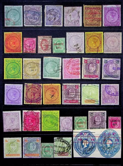 CAPE OF GOOD HOPE: Used Revenues - Ex-Old Time Collection - Album Page (68056)