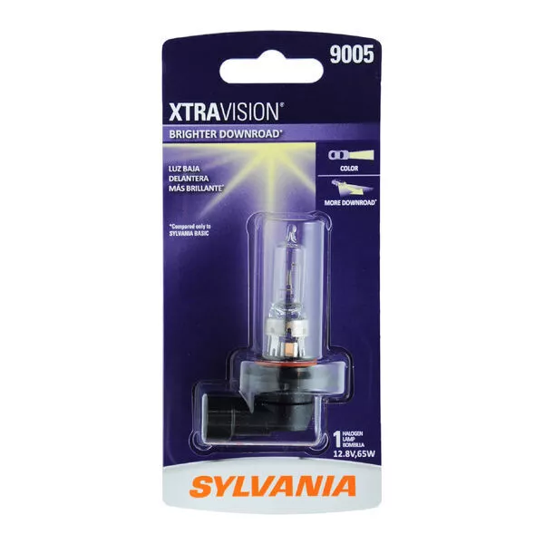 Sylvania Silverstar Headlight Bulb 9005XV.BP XtraVision; 9005; Halogen Bulb