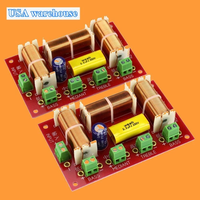 200W SPEAKER CROSSOVER Audio 4Way Crossover Speakers Filter Frequency