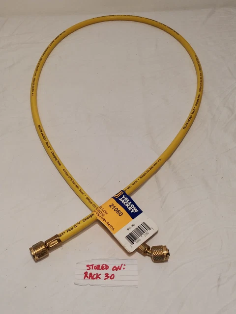 Yellow Jacket 21060 60" 1/4" Yellow Charging Hose, Plus II