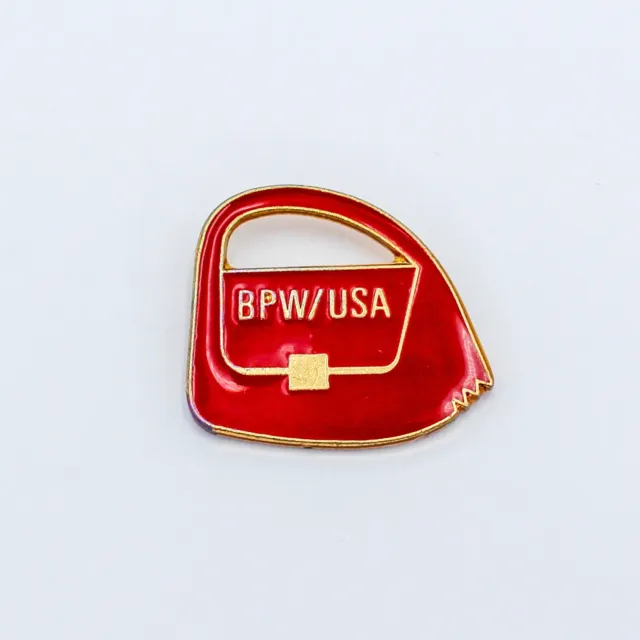 BPW / USA Red Bag Purse Pin Business and Professional Women's Foundation