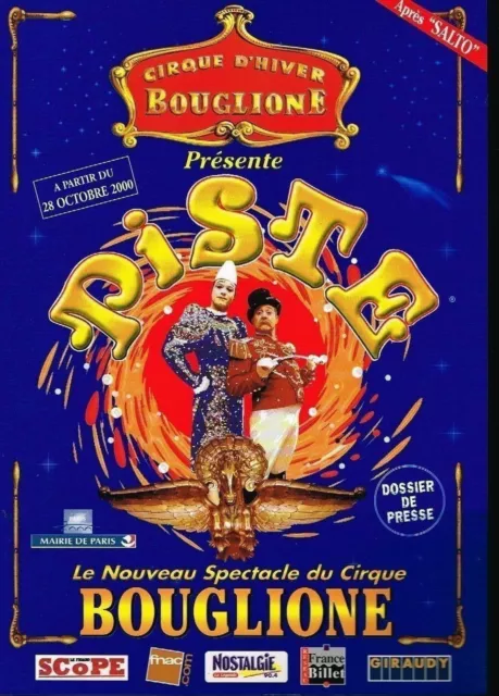 Programme Cirque/Circus Program/Circo/Cirkus   2000 Cirque D Hiver Bouglione