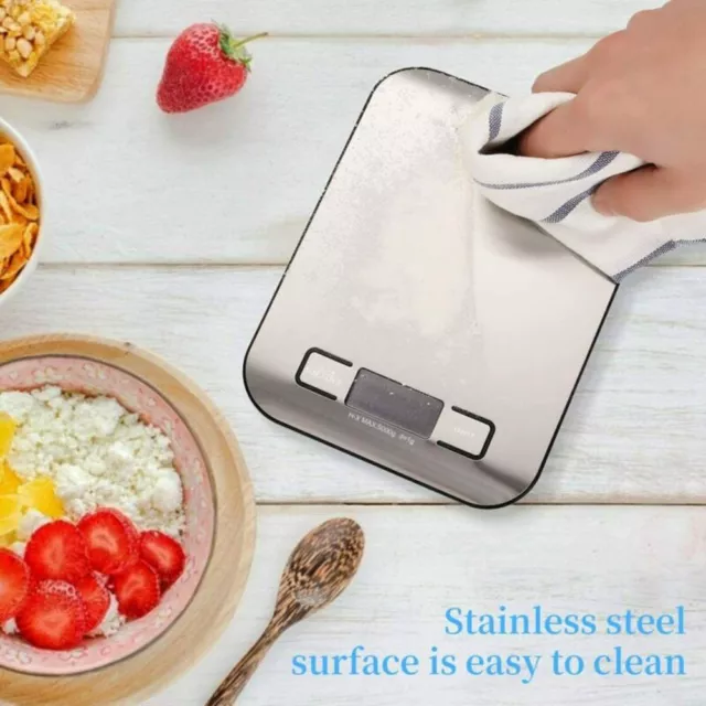 Digital Kitchen Scales 1g-5kg Electronic LCD Display Balance Scale Food Weight