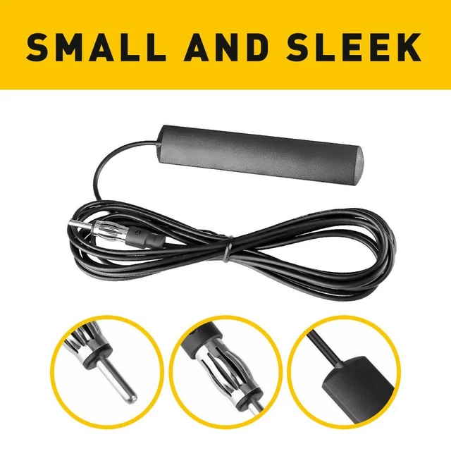 1PCS Hidden Windshield Antenna Stereo Radio Stealth AM FM For 12V Car Truck Boat