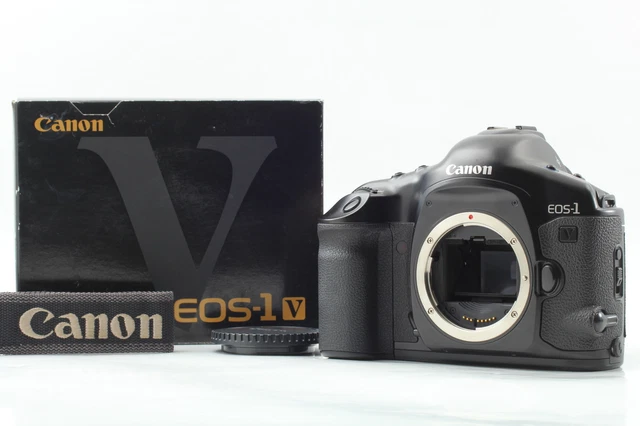 Count 013 [ Near MINT w/Box Strap] Canon EOS 1V 35mm Film Camera SLR From JAPAN