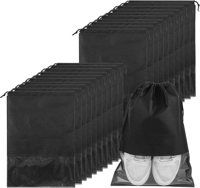 10 Stück Schuhe Tasche Vlies Reise Aufbewahrungsbeutel Kordelzug Staubbeutel 24