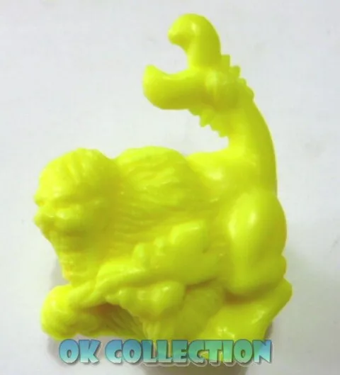MONSTER IN MY POCKET : Manticore Manticora n.14 neon yellow giallo fluo.