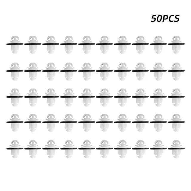 50 Clip Paraurti In Plastica Bianca Per Mercedes Sprinter Mk3 – Modanatura Laterale A9109910000