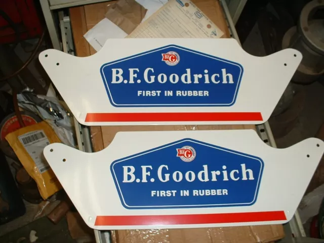 Vintage NOS B.F. Goodrich Tire Stand, Gas Station Display Stand Sign Date Coded