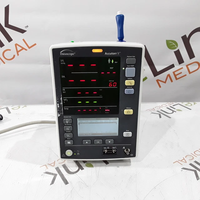 Mindray Medical Datascope Accutorr V Vital Signs Monitor