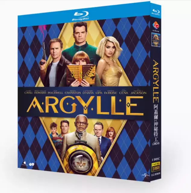 ARGYLLE (2024) BLURAY Movie BD 1Disc All Region Box Set 12.80