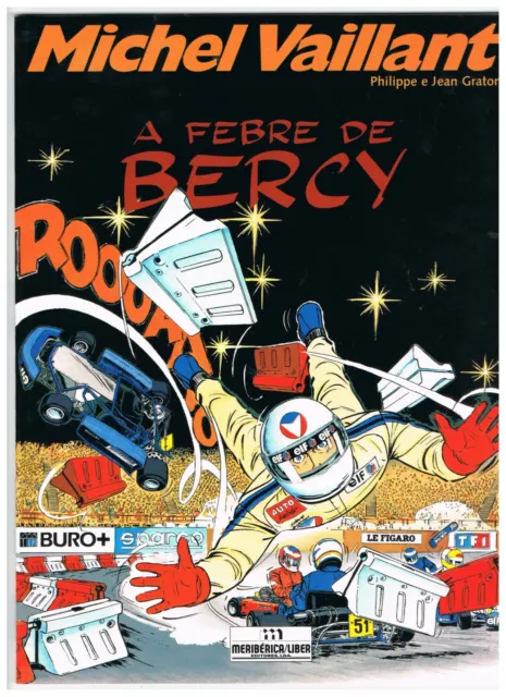 Michel Vaillant Album portugiesische Comics 2003 A Febre de Bercy OLD Graton