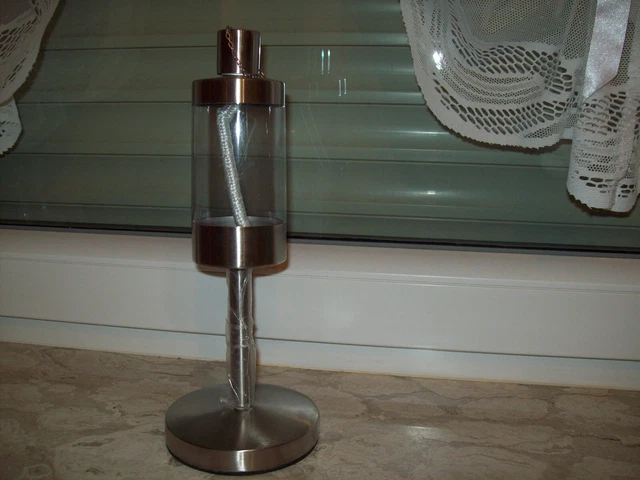 neuwertige Öll/Petroleumlampe  Deko (Messing?) Lampe