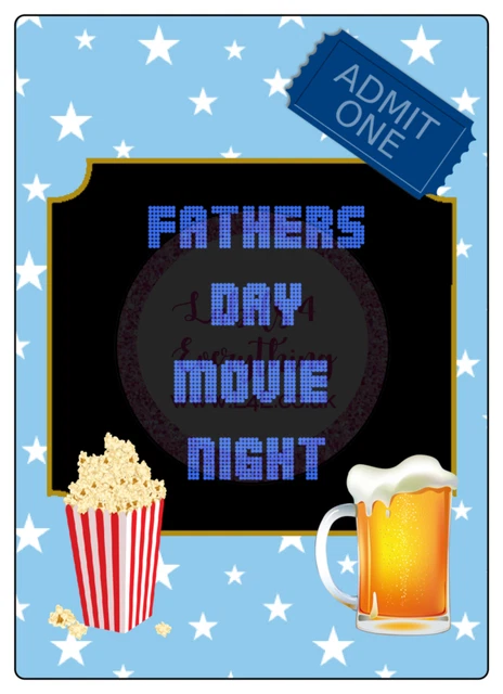 Movie Night Stickers - Large Rectangle Labels For Party Bags, Sweet Boxes, And Decorations 5 thumbnail image