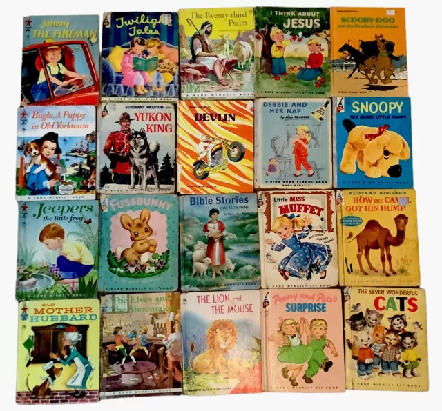 Vintage Lot of 20 Rand McNally Books 1950s 1960s 1970s