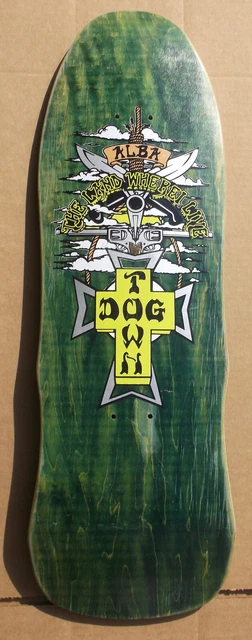 RARE 1987 MICKE Alba (Malba) Temple Dogtown Skateboard very hard 