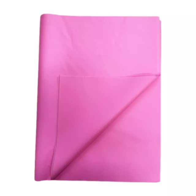 500 Sheets Pink Tissue Paper 500x750mm Gift Wrap Colour Craft Acid Free 17gsm