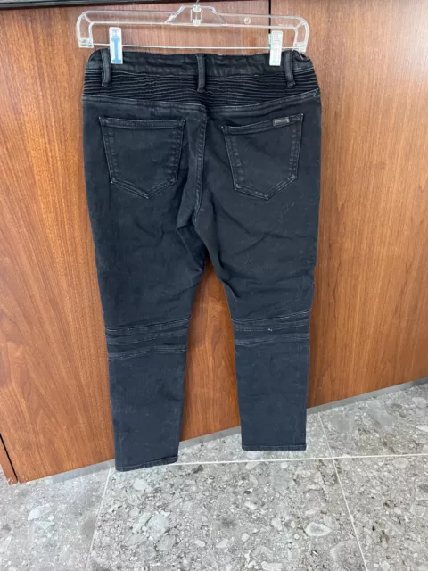 Haus Of JR Boys Black Adjustable Waist Jeans Size:14T Years 2