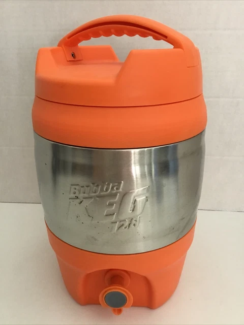 Bubba Keg 128oz 1 Gallon XL Stainless Steel Insulated Thermos w/Spout Orange