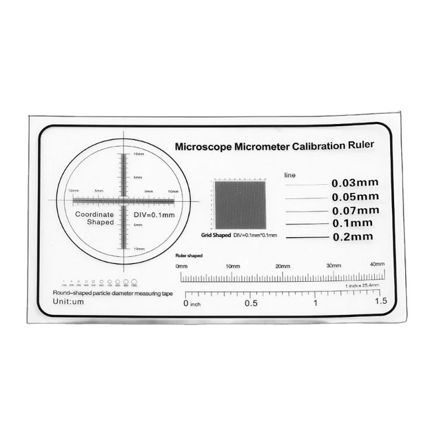 Calibiration Microscope UPGRADED CALIBRATION SCALE Microscope Focusing Tool Microscope ...