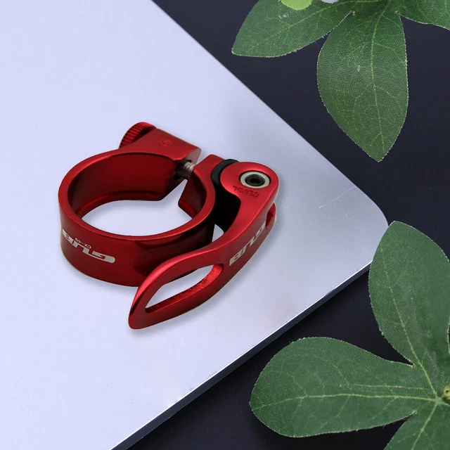 GUB CX-49 Aluminum Alloy Bicycle Bike Seat Post Clamp QR Quick Release Red
