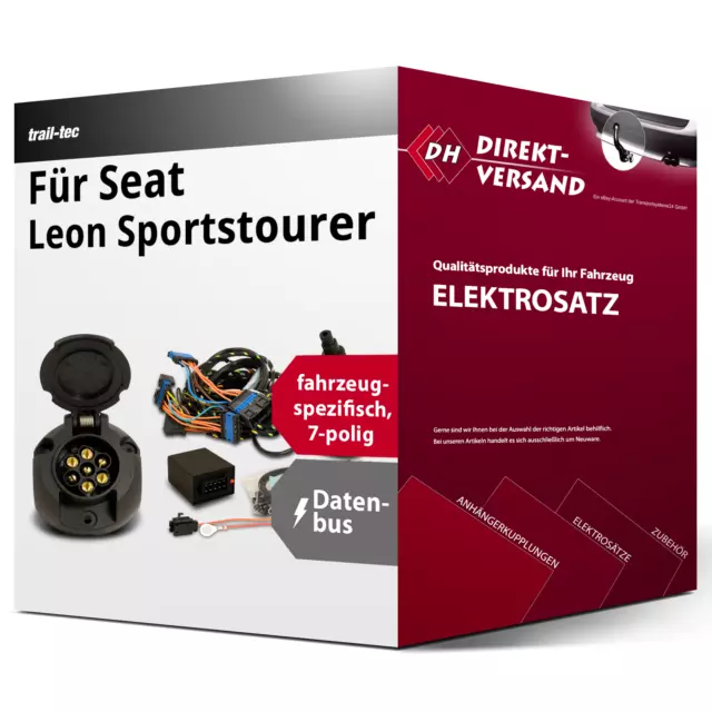 E-Satz 7polig spezifisch für Seat Leon Sportstourer 03.2020-jetzt top