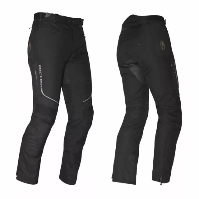 Richa Colorado Waterproof Textile Motorcycle Ladies  Trousers - Black Short