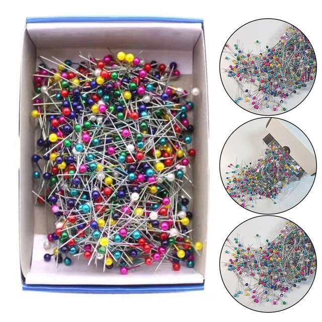 Coussin à épingles En Verre - 200 Aiguilles Incluses - Pour Couture Et Broderie