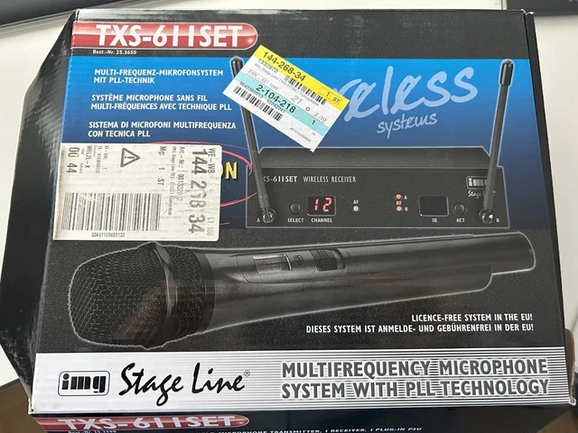 Antenne BNC Pour Récepteur Micro HF Stage Line TXS-1BNC - Ouverte Jamais Utilisée