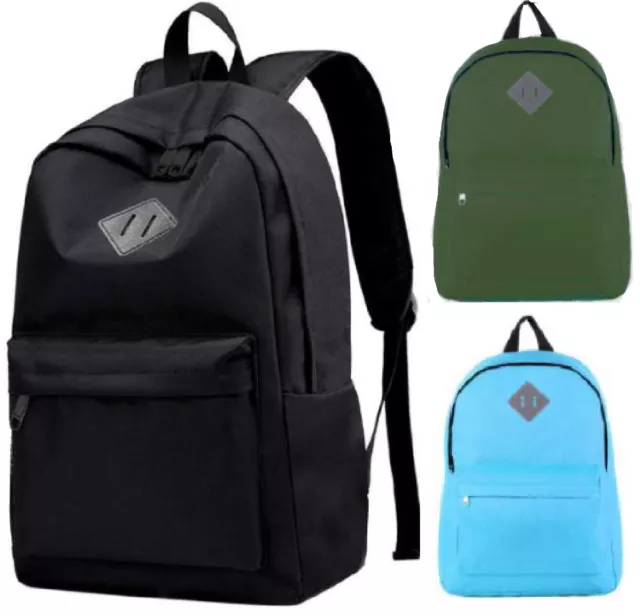 Mens Girls Boys Retro Backpack Sports School Rucksack Laptop Travel Work Bags