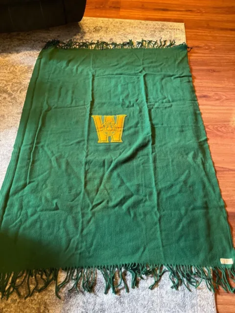Vintage (original used in package) Wayne State University Pendleton Wool Blanket