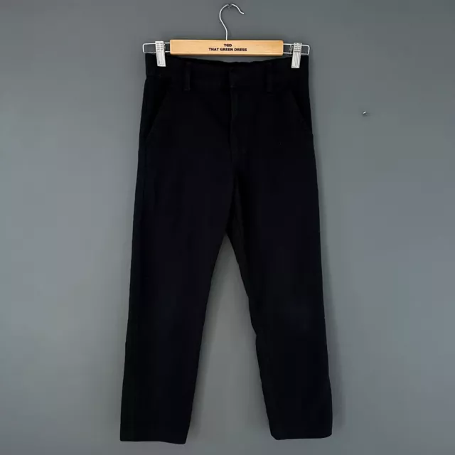 Boys Next Navy Blue Adjustable Waist School Trousers Age 12 years Slim