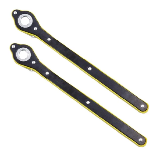 2X Automobile Tire Ratchet Wrench Tire Jack Removal Wrench Hexagon Jack LaboH7D3