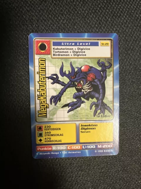 Digimon Karte: MegaKabuterimon / Mega Kabuterimon - 1st Edition von 1999