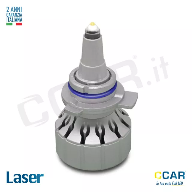 Kit Lampade Led LASER per LENTICOLARI CCAR H7 H8 Hb3 Hir2 Canbus 20000 lumen