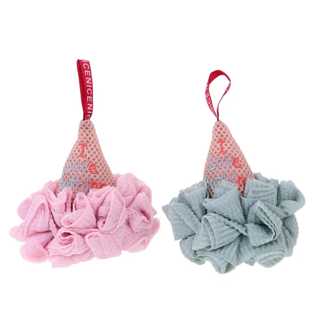 1 Satz 2 stücke Eiscremeform Duschkugeln Bad Blumen Liefert (sortierte Farbe)