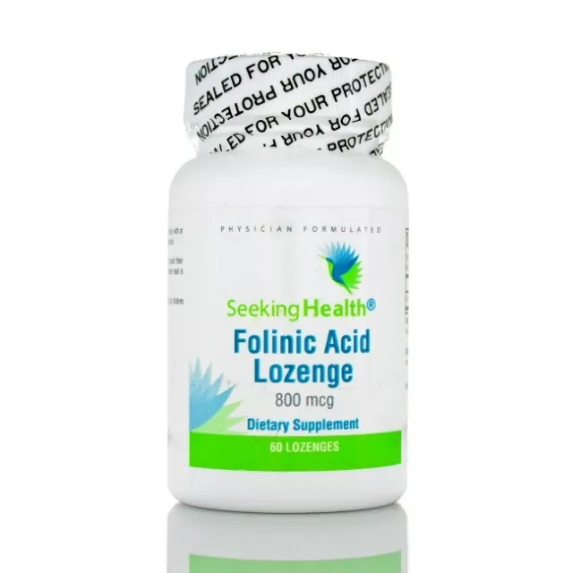 Folinic Acid - 800 mcg - 60 Lozenges - Seeking Health