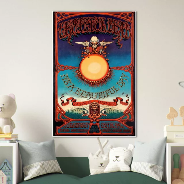 Grateful Dead - Exhibit Hall Concert Poster - Music Print 2