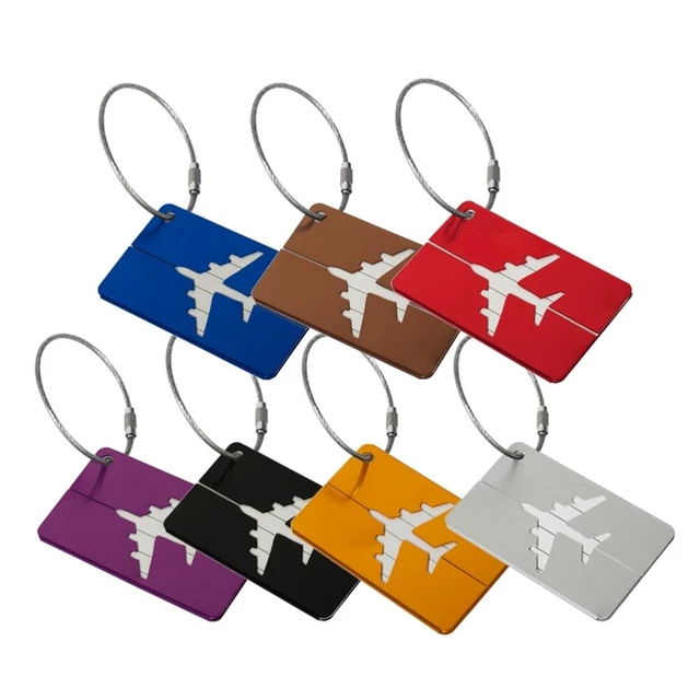 10 PCS Metal Boarding Bag Tag Environment-friendly