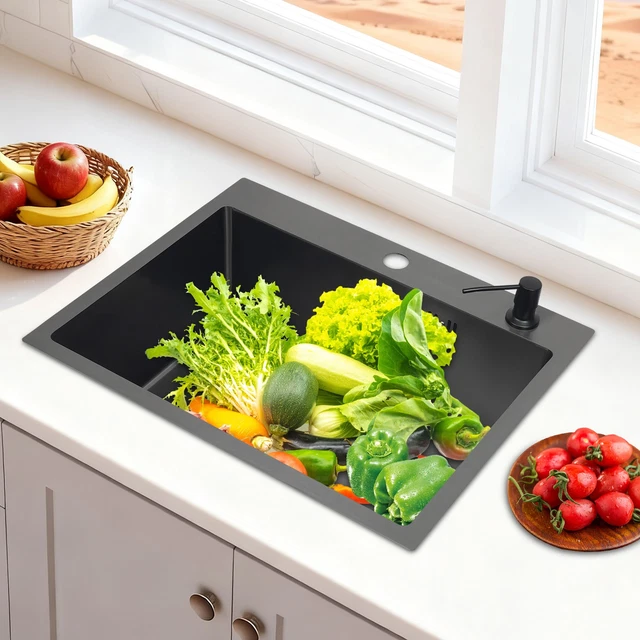 Filtro Per Lavello Da Cucina In Acciaio Inox 304 – Diametro 80 Mm – Con Tappo In Silicone