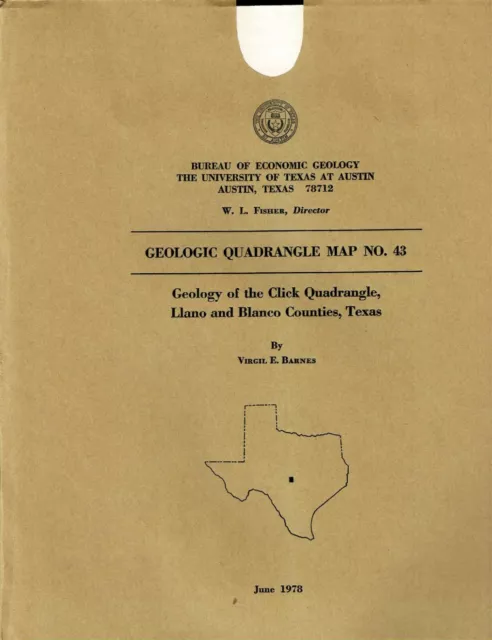 Geologic Map: Click Quadrangle, Texas