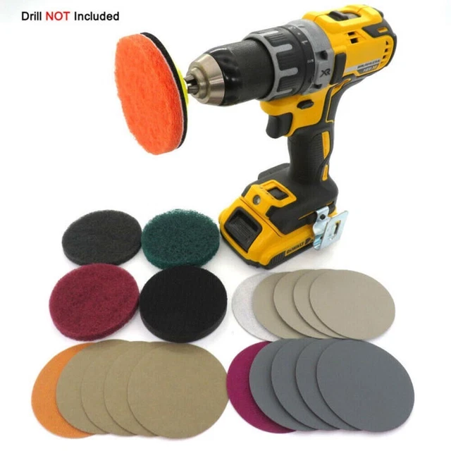 1 Set Car Headlight Polishing Scouring Pad Auto Restoration For Electric Drill