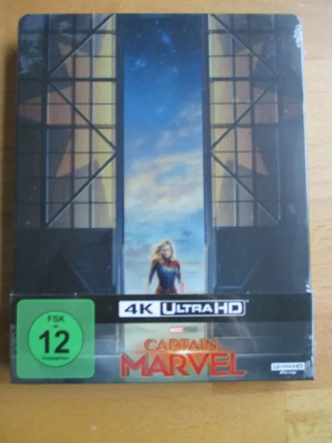 Captain Marvel 4K Ultra HD Blu-Ray Steelbook Neu OVP Schweizer Ausgabe