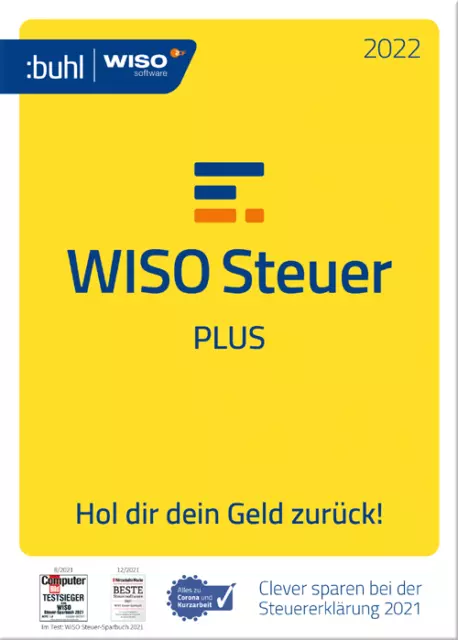 Download-Version WISO Steuer Plus 2022 (früher steuer:Office) Steuerjahr 2021